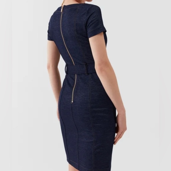 Guess Day Dress Dark Blue Bodycon #6927 - Picture 4 of 7